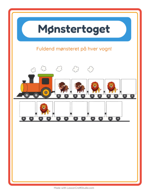 Mønstertog – Zoodyr