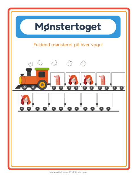 Mønstertog – Kropsdele