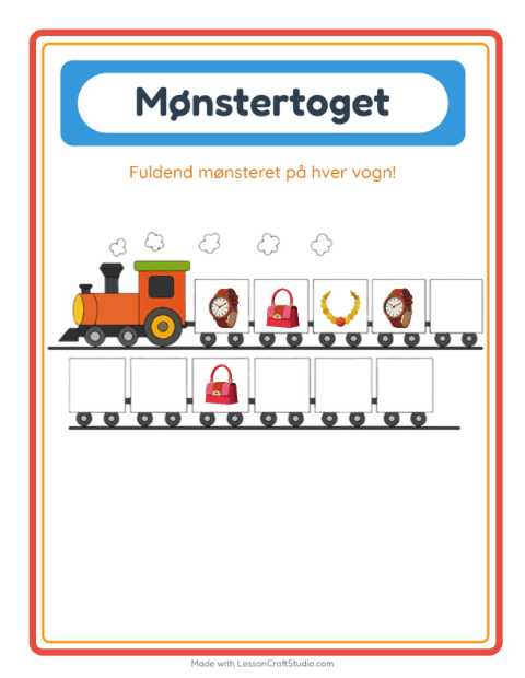 Mønstertog – Tilbehør