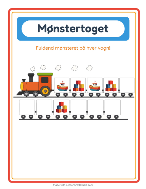 Mønstertog – Legetøj