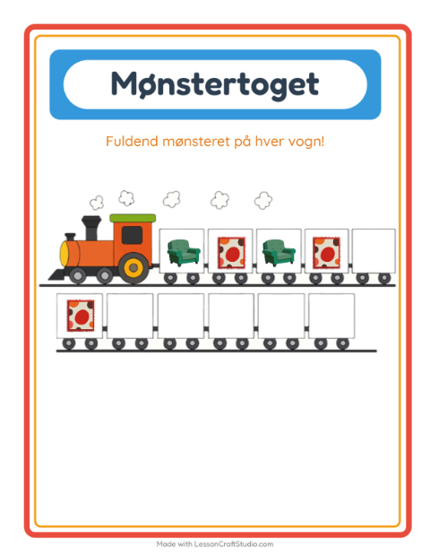 Mønstertog – Rundt i huset