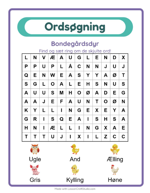 ordsoegning-bondegardsdyr-a554