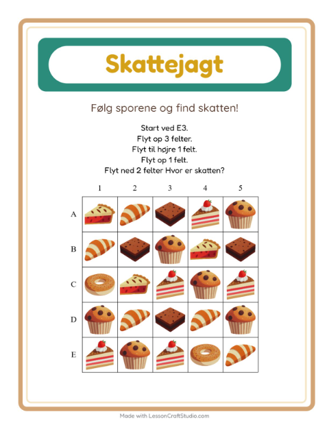 Skattejagt med pile – Bageri