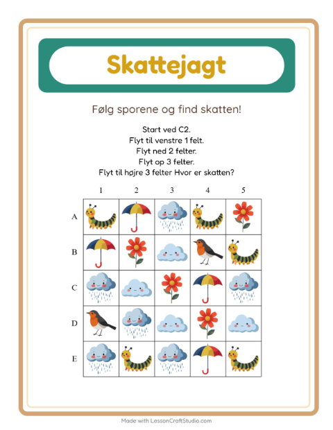 Skattejagt med pile – Forår