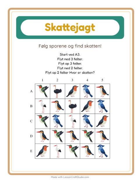 Skattejagt med pile – Fugle 2