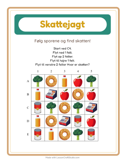 Skattejagt med pile – I supermarkedet