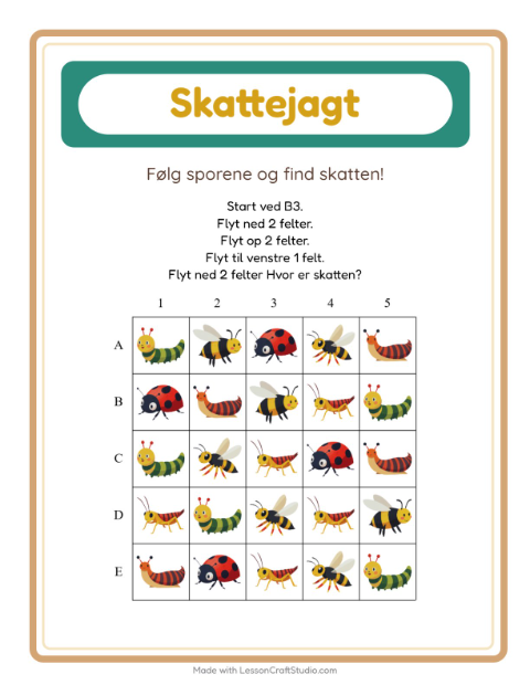 Skattejagt med pile – Insekter og kryb