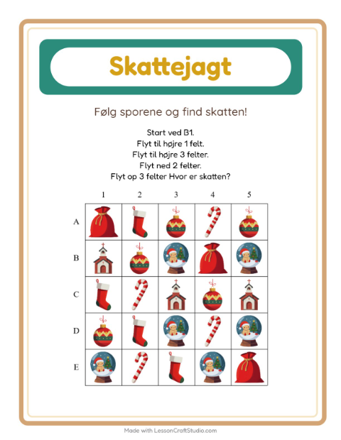 Skattejagt med pile – Jul