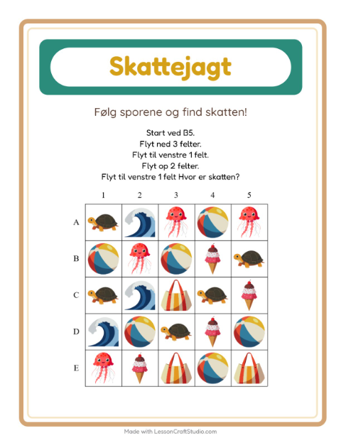 Skattejagt med pile – Strand
