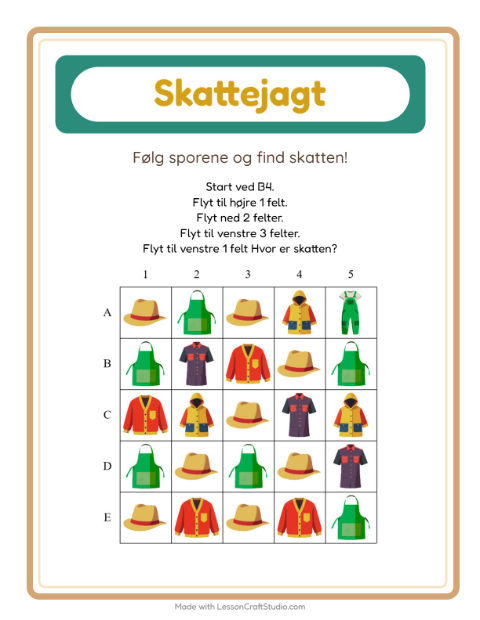 Skattejagt med pile – Tøj