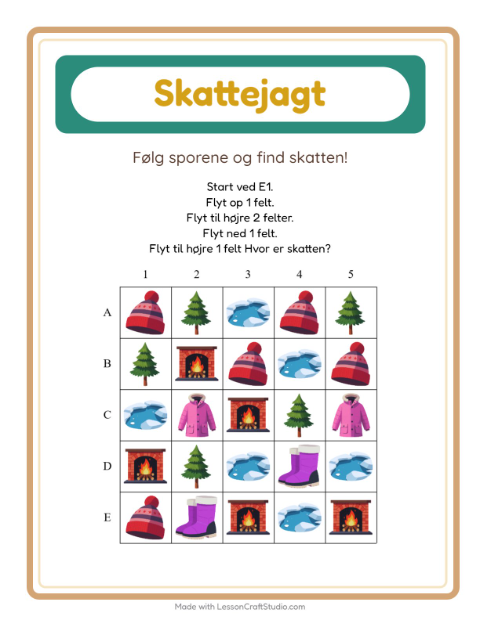 Skattejagt med pile – Vinter