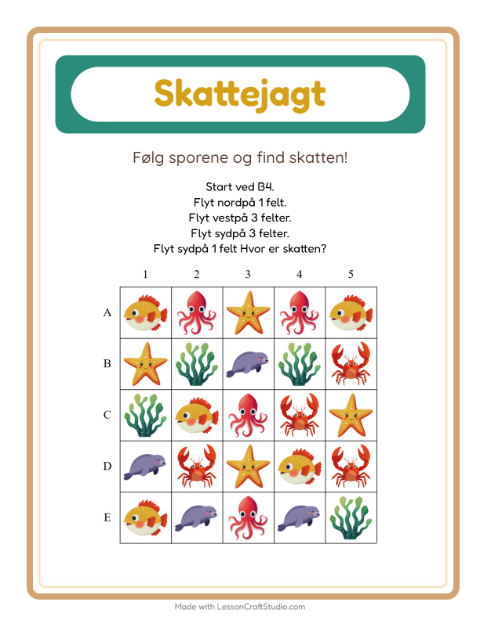 Skattejagt med kompas – Havliv