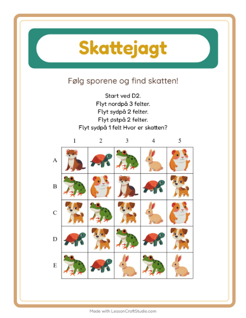 Skattejagt med kompas – Kæledyr