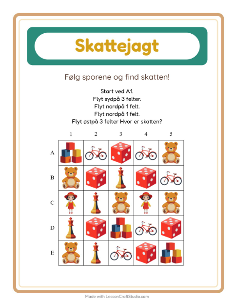 Skattejagt med kompas – Legetøj