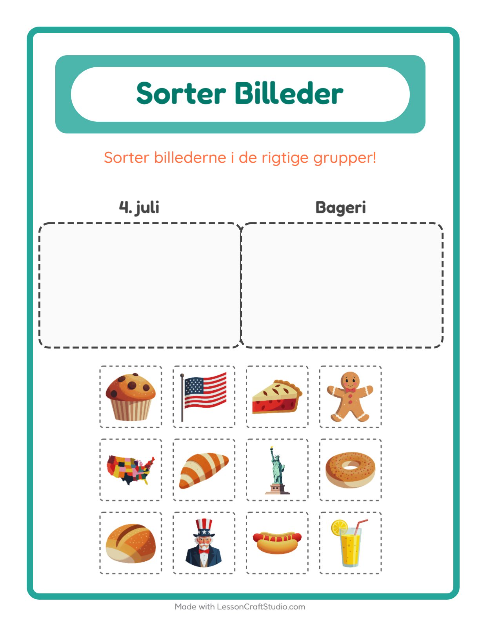 Sortér billederne: 4. juli og Bageri