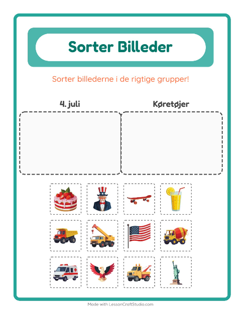 Sortér billederne: 4. juli og Køretøjer