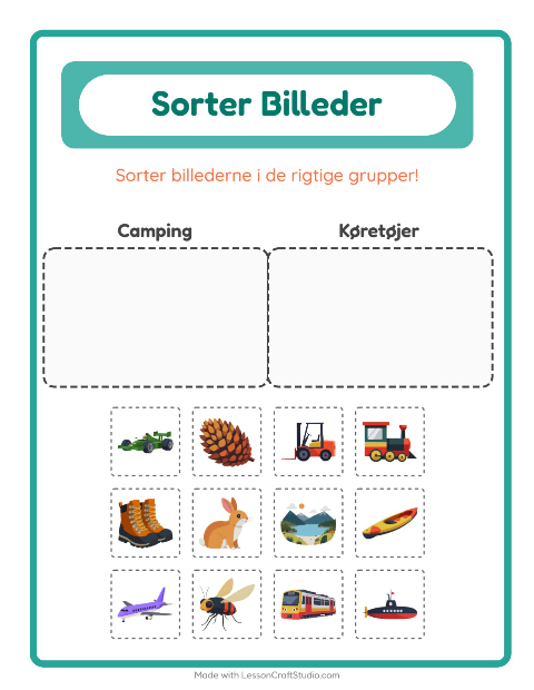 Sortér billederne: Camping og Køretøjer
