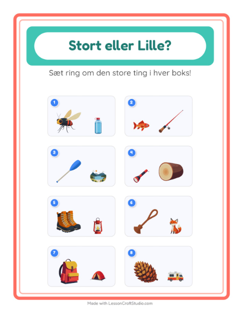 Størst og mindst – Camping
