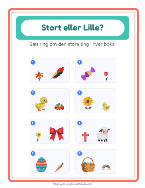 Størst og mindst – Påske