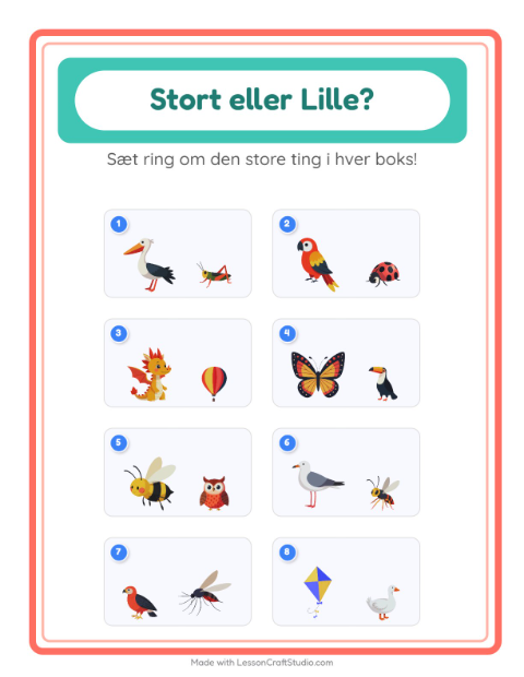 Størst og mindst – Ting der flyver