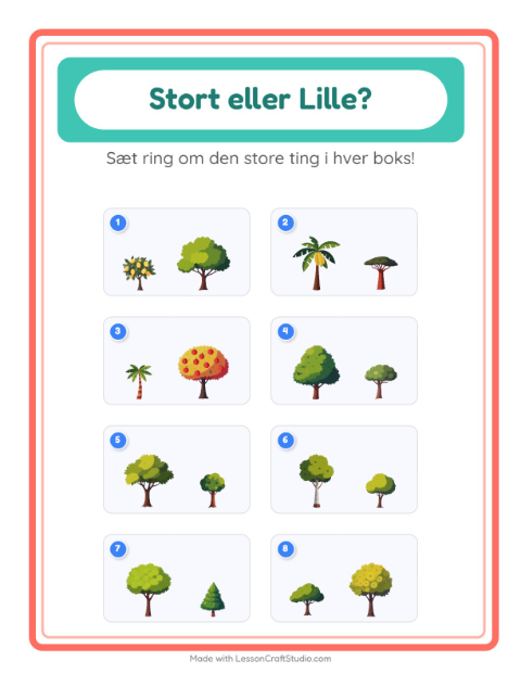 Størst og mindst – Træer