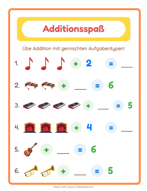 Addition – Musik