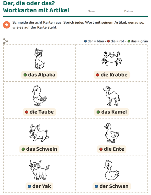 Vorschau: Bildkarten-Arbeitsblatt mit Bauernhoftiere SW für Kindergarten