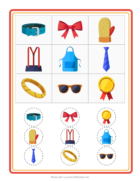 Bilder-Bingo – Accessoires