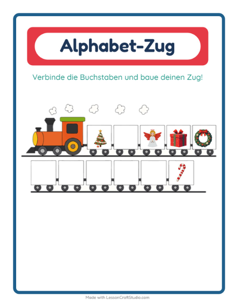 Buchstabenzug – Weihnachten