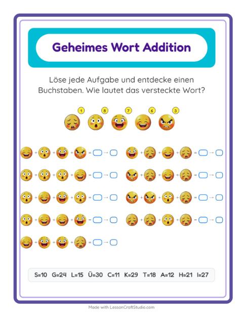 Geheimes Wort – Emotionen