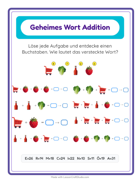 Geheimes Wort – Im Supermarkt