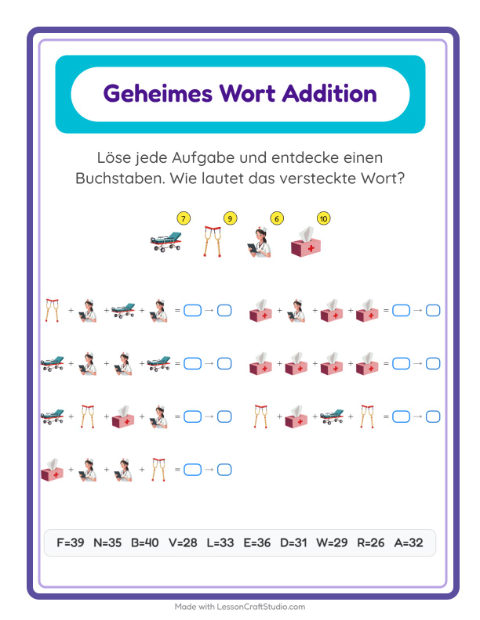 Geheimes Wort – Krankenhaus