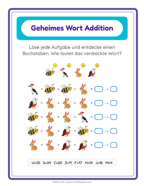 Geheimes Wort – Waldtiere