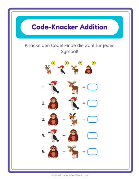 Bilder-Code – Tiere