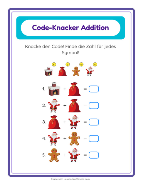 Bilder-Code – Weihnachten