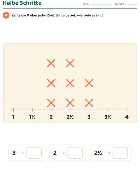 Vorschau: Diagramme und Daten-Arbeitsblatt mit Weltraum für 3. Klasse