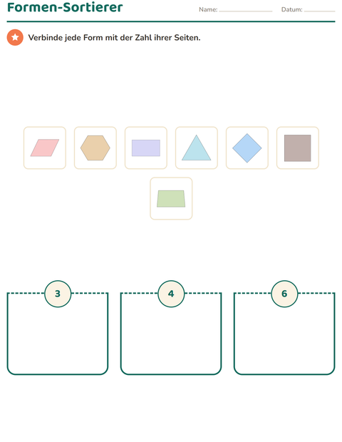 Vorschau: Geometrie – Körper und Symmetrie für Klasse 2