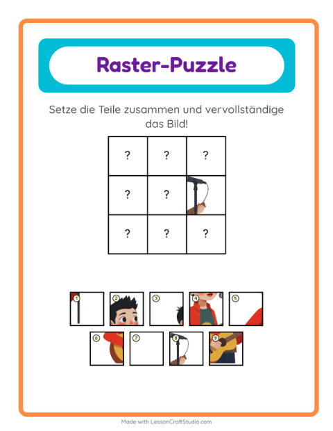 Bildgitter – Berufe