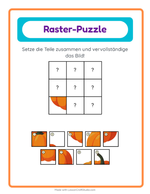 Bildgitter – Gemüse