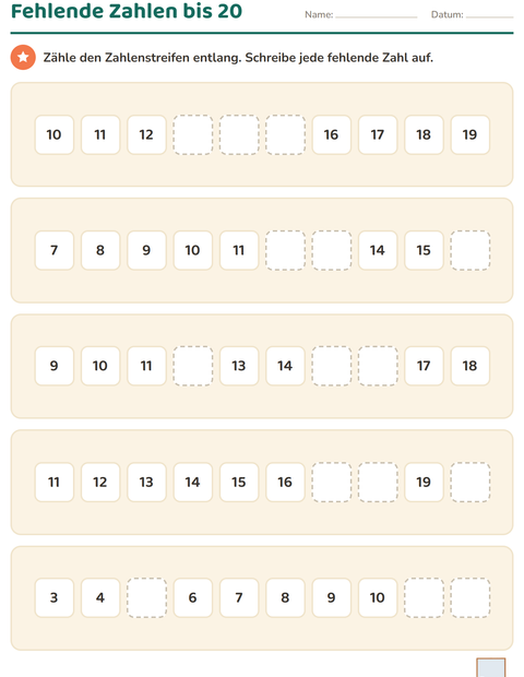 Vorschau: Hundertertafel-Arbeitsblatt mit Klassenzimmer für Kindergarten