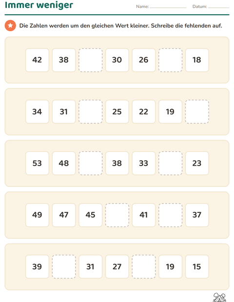 Vorschau: Hundertertafel-Arbeitsblatt mit Reisen und Urlaub SW für 3. Klasse
