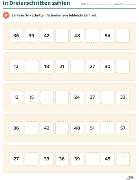 Vorschau: Hundertertafel-Arbeitsblatt mit Reisen und Urlaub SW für 2. Klasse