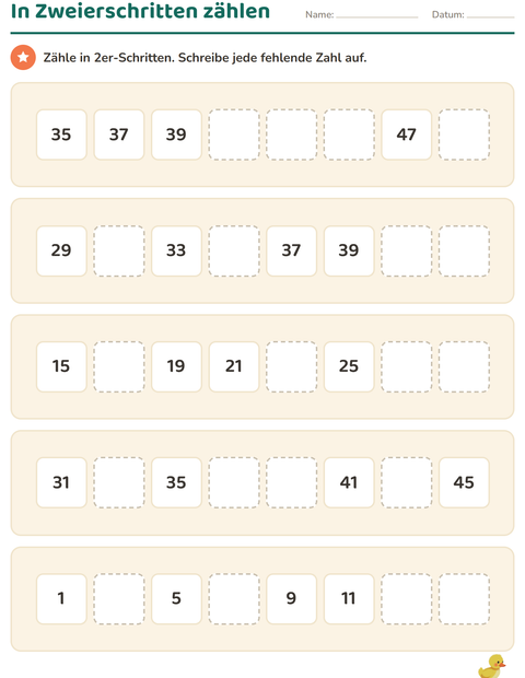 Vorschau: Hundertertafel-Arbeitsblatt mit Ostern für 1. Klasse