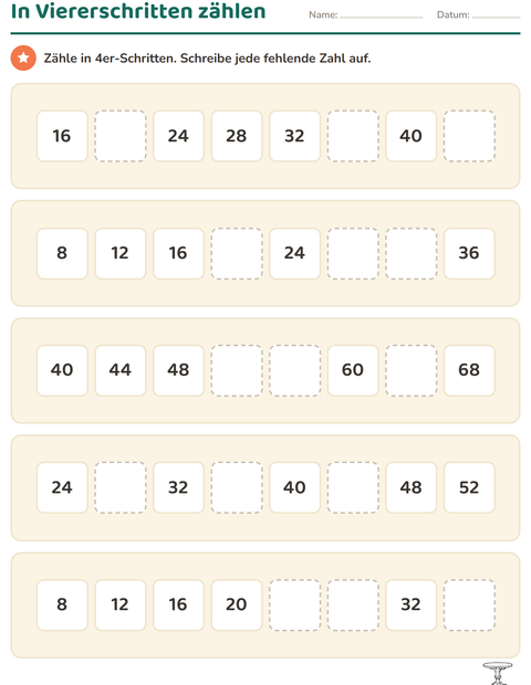 Vorschau: Hundertertafel-Arbeitsblatt mit Zuhause SW 2 für 2. Klasse