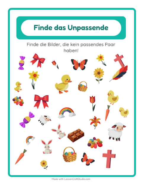Suchbild – Ostern