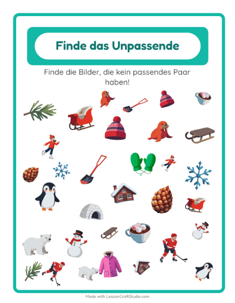 Suchbild – Winter
