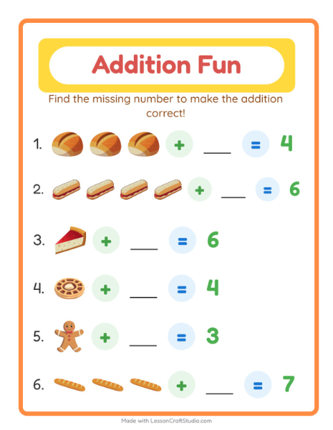 Preview of Find And Count worksheet featuring Around the House for preschool