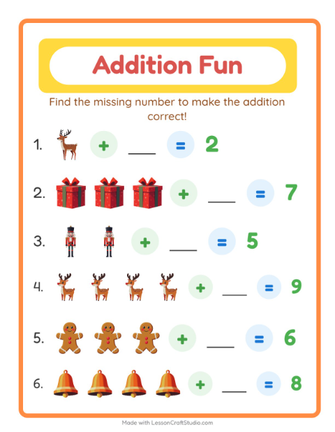 Preview of Code Addition worksheet featuring Farm Animals for kindergarten