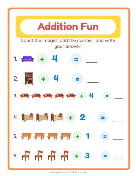 Addition with Furniture