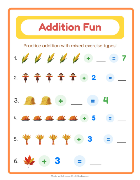 Preview of Find And Count worksheet featuring Animals for preschool